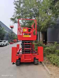 Piattaforma di Lavoro su Ruote Everlift 113kg, Piattaforma Cinese a Forbice Cingolata per Sollevamento, Trazione e Posizionamento - Product Image 2