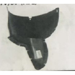 Garde-boue avant Skoda 2004 OCTV en plastique noir, pièce de rechange - Product Image 2
