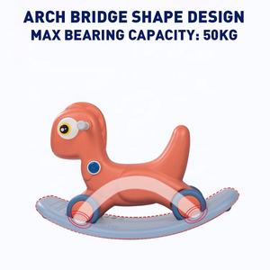 Eco-Friendly Children Ride Stable Toy Baby Girls Plastic Rocking Horse - Product Image 6