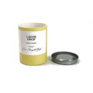 Biodegradable Round Paper Tube Packaging Custom High Quality Cylinder <b>Container</b> for Ice Cream Cone Candies Tea Cocoa Powder - Product Image 2