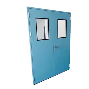 New Style Clean Room Metal Door Airtight Stainless Steel Hospital Doors For Hospital Operation Room Dust Free Workshop