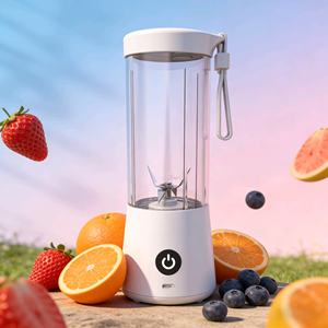 Mini Licuadora Portátil a Batería de 400 ml, 6 Cuchillas de Acero Inoxidable 304 para Preparar Batidos Caseros Rápidamente - Product Image 1