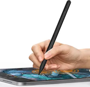 Black Stylus Pen Compatible With Apple IPad Palm Rejection Tilting Detection Magnetic Adsorption For IPad Mini 5th Gen 2018-2022