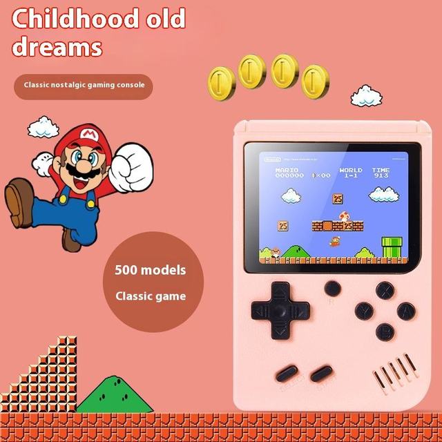 Anbernic 500 in 1 Android Handheld Game Console 3 Inch IPS Screen RGB Light Joystick Portable Retro Video Game Player