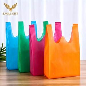 Supplier Custom Non Woven Tote <b>Bag</b> <b>Reusable</b> Non woven High Quality Sewing Non woven Shopping <b>Bags</b> for Gift Grocery Storage <b>Bag</b> - Product Image 2