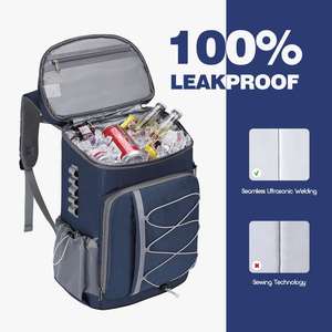 Cooler Backpack for Camping <b>Beach</b> Hiking Shopping Insulated Soft Cooler Lunch <b>Bag</b> - Product Image 6