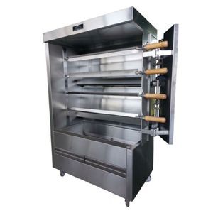 Thương Mại 5-Spit Gà Rotisserie Lò 4000W Với Khay Nhỏ Giọt Điện Nguồn Điện Cho Hộ Gia Đình Ngoài Trời Sử Dụng Tự Động Tính Năng - Product Image 4