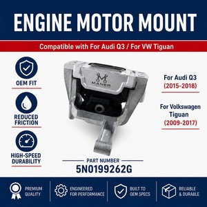 ขาตั้งเครื่องยนต์ด้านขวา MANER รุ่น 5N0199262G สำหรับเครื่องยนต์ 1.4TSI 2.0TFSI รถยนต์ Audi Q3 VW Tiguan Sharan Alhambra อะไหล่รถยนต์ - Product Image 4