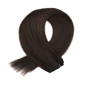 Extensiones de cabello humano Remy K.SWIGS de color marrón oscuro, finas, cosidas a mano, con cutículas alineadas, duraderas, suaves, reutilizables, naturales y saludables. - Product Image 5