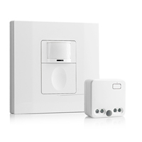 Kit de détecteur de mouvement sans fil, mode de détection pour empêcher les voleurs, alimenté par batterie pour le contrôle de l'éclairage 110~230V