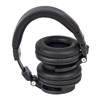 Casque dj sans fil silencieux casque d'enregistrement studio filaire professionnel bluetooth casque de jeu son stéréo supra-auriculaire