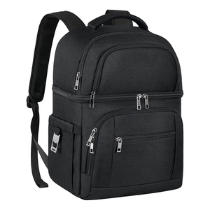 Laptop Backpack 15.6 Inches <b>Lunch</b> <b>Box</b> <b>for</b> Men <b>Women</b> Insulated Polyester Cartoon Pattern Cooler Backpack - Product Image 1