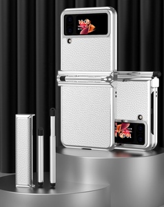 Funda de teléfono galvanoplastia para <span class=keywords><strong>Samsung</strong></span> galaxy <span class=keywords><strong>Z</strong></span> <span class=keywords><strong>flip</strong></span> 4 5G, carcasa con bisagra con ranura para bolígrafo para Galaxy <span class=keywords><strong>Z</strong></span> <span class=keywords><strong>flip</strong></span> <span class=keywords><strong>3</strong></span> - Product Image 2