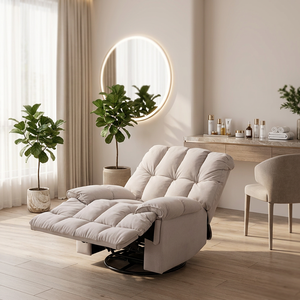 Fauteuil inclinable pivotant moderne et confortable pour salon de beauté - Product Image 3