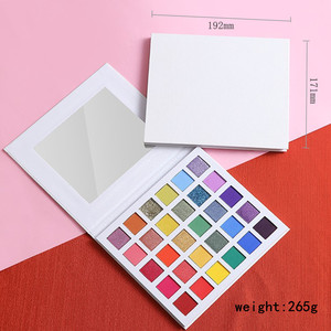 Thấp moq biểu tượng tùy chỉnh Eye Shadow <span class=keywords><strong>Pallet</strong></span> 30 màu nude Matte Vegan cao sắc tố nhãn hiệu riêng <span class=keywords><strong>Eyeshadow</strong></span> Palette - Product Image 4