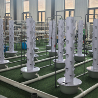 Tour hydroponique aéroponique intelligente pour jardin intérieur, système de culture LED à 9 niveaux