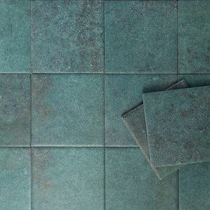 150x150mm Aqua Yeşil Porselen Yüzme Havuzu Metro Karoları Kaymaz Dış Mekan Karoları 8.5mm Kalınlık - Product Image 1