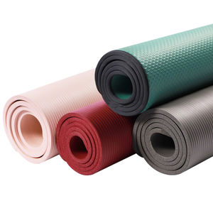 High Quality 10mm Thick NBR Non-Slip Fitness <b>Yoga</b> <b>Mat</b> Custom Logo Printing Factory Wholesale - Product Image 4