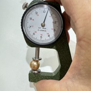 10-11 viên ngọc trai nước ngọt tròn, màu vàng đậm nhuộm đẹp, bán sỉ - Product Image 6