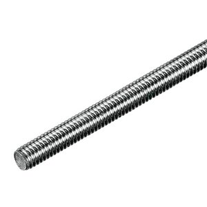 Tige filetée en acier inoxydable M6 avec système de mesure métrique en zinc et finition noire - Product Image 2