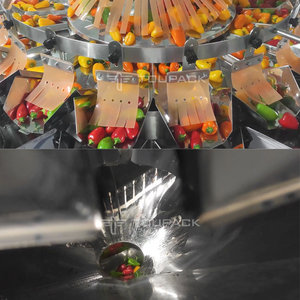 Automatic High Accuracy Weighing Equipment 14 Head Screw Multi Weigher Sticky Product Filling <b>Sealing</b> Ma - Product Image 2
