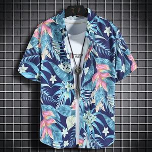 เสื้อเชิ้ตแขนสั้นพิมพ์ลายตัวอักษรสี่ด้านของผู้ชายเครื่องแต่งกายลำลองทรงหลวมแฟชั่นญี่ปุ่นสำหรับฤดูร้อน - Product Image 3