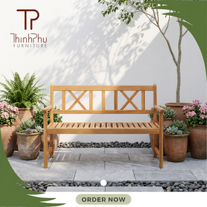 Small Space-Saving Modern Luxury Solid Pine Wood Outdoor Garden Chair Daybed <b>Bench</b> for Bedroom Living Room Apartment Park Villa - Product Image 4