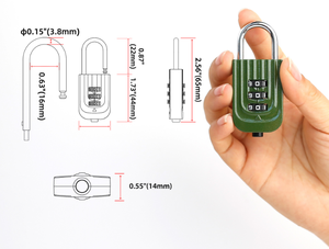 Автоматический замок с открытием одним касанием, низкий процент отказов, для багажа, рюкзаков, чемоданов, кодовый замок для шкафчиков, умный замок - Product Image 2