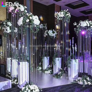 ฉากหลังม่านคริสตัลประดับลูกปัดสำหรับงานแต่งงาน LEDA Wedding ceiling Centerpiece เหมาะสำหรับงานเลี้ยงฉลองสมรส - Product Image 4
