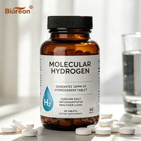 Comprimés d'eau hydrogénée à marque privée OEM, supplément moléculaire H2, formule au magnésium, antioxydant, santé cérébrale, complément alimentaire