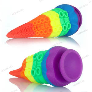 Monster Dildo Lesbian Enormes juguetes anales Ventosa Producto sexual para adultos Pulpo Tentáculo Pene artificial Dildo Juguete sexual para mujeres - Product Image 3