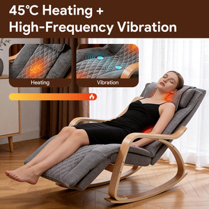 Sofá de Masaje Eléctrico de Cuerpo Completo con 5 Velocidades y Ajuste de Ángulo para Estudio, Trabajo y Sueño con Terapia de Vibración - Product Image 4
