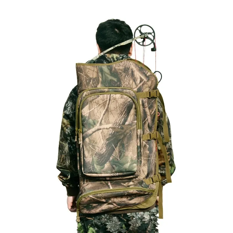 Mochila con soporte para flechas de alta capacidad, aljaba de tiro con arco, soporte para flechas, bolsa de tiro con arco para deportes de caza