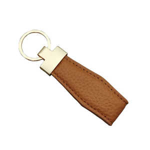 LLavero de coche de cuero de becerro de capa superior llavero de cuero de moda anillo colgante de aleación Cordón de cuero creativo para hombres y <span class=keywords><strong>mujeres</strong></span> - Product Image 4