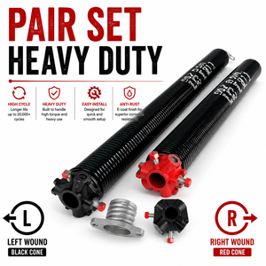 Garage <b>Door</b> <b>Spring</b> Residential Adjustable Garage <b>Door</b> Torsion <b>Springs</b> Durable Heavy Duty Kit - Product Image 1