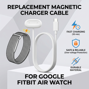 Cable de Carga Rápida Magnético Tipo-C USB al por Mayor, Adaptador de Cargador para el Nuevo Reloj Inteligente Google Fitbit Air - Product Image 1