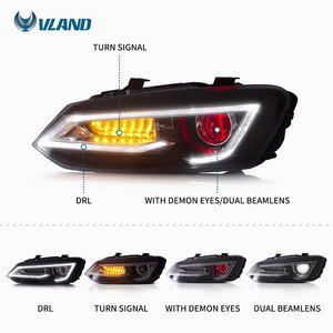Phares avant LED VLAND pour Volkswagen VW <span class=keywords><strong>Polo</strong></span> MK5 <span class=keywords><strong>6R</strong></span> 6C 2011-2018 - Product Image 2