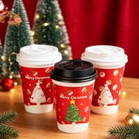Gobelet à café en papier kraft noir à paroi simple, biodégradable, écologique, avec impression personnalisée du logo, vente en gros