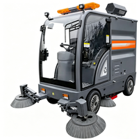 ZMT E-13 G40 Balayeuse autoportée avec aspiration de feuilles, pompe à eau haute pression, moteur, bac à déchets 240L, réservoir d'eau 300L, usage municipal