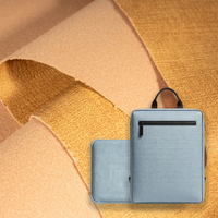 Tissu imperméable bicolore en PVC simili cuir avec doublure polaire, résistant aux taches pour sièges et fabrication de sacs