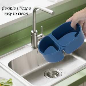 Lonchera Ecológica de Silicona con 2 Compartimentos, Contenedor de Salsa Hermético, Tapa Reutilizable, Lonchera Personalizada con Serigrafía de la Marca AX - Product Image 6