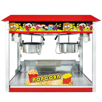 Machine à Popcorn Professionnelle Électrique en Acier Inoxydable, Grande Vente