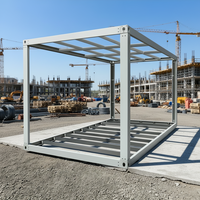 Conteneurs modulaires en acier robustes de 20 pieds, maisons préfabriquées, structure de conteneur pour bureau à domicile