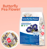 Sachets de plantes chinoises transfrontalières : Camomille, Hibiscus, Lavande, Menthe verte, Chardon-Marie, Curcuma, Cannelle, Gingembre, Fleur de pois papillon, Yerba