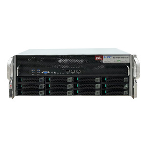 เซิร์ฟเวอร์แบบแร็ค Speedbridge 4U รองรับ AMD EPYC9004 ซีพียูคู่ พร้อม GPU สำหรับเวิร์กสเตชัน AI รองรับโซลูชัน Nvidia GPU - Product Image 1