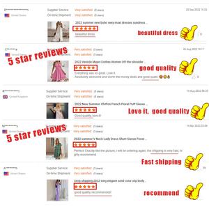 Nueva llegada Europa y América Bohemia gasa color sólido vestido cintura vestido de <span class=keywords><strong>mujer</strong></span> - Product Image 6