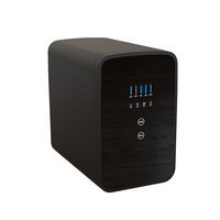 Purificador de Agua RO Eléctrico Bajo Fregadero, 600 GPD, Sistema Compacto sin Tanque, 5 Cartuchos, Filtración de 5 Etapas, Monitoreo de TDS