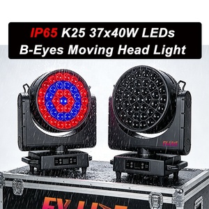ไฟหัวขยับ FEIYUEYUE กันน้ำ IP65 DMX K25 37x40W RGBW 4in1 LED ซูมวอช บีอายส์ ไลท์ Ra96 อายุการใช้<span class=keywords><strong>ง</strong></span>าน 50000 ชั่วโม<span class=keywords><strong>ง</strong></span> - Product Image 1