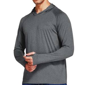 Personalizable gris de manga larga de secado rápido pesca Jersey último diseño sublimación liso sudaderas con capucha más opciones de tamaño disponibles - Product Image 2