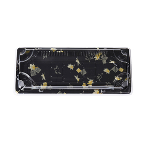 Dùng Một Lần Nhật Bản Sushi Hộp Dập Nổi <span class=keywords><strong>Sakura</strong></span> Vòng Độ Dày Nhựa Đóng Gói Khay Để Đi Sushi Hộp Với Nắp Rõ Ràng - Product Image 5